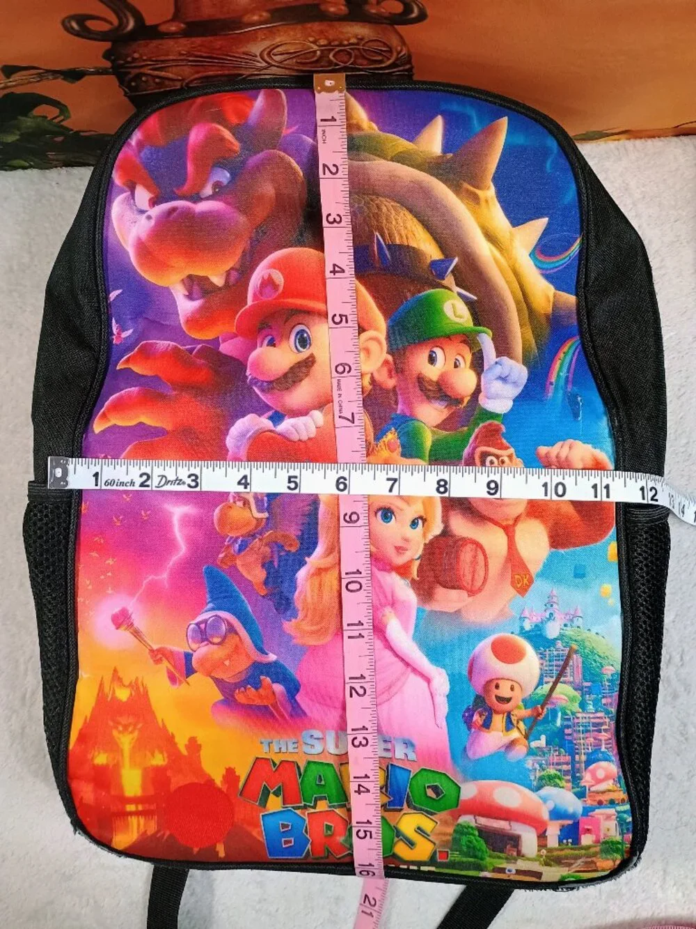 MIX Kids Bundle-3-pc Super Mario Bros Movie School Set Backpack Lunchbox Pencil